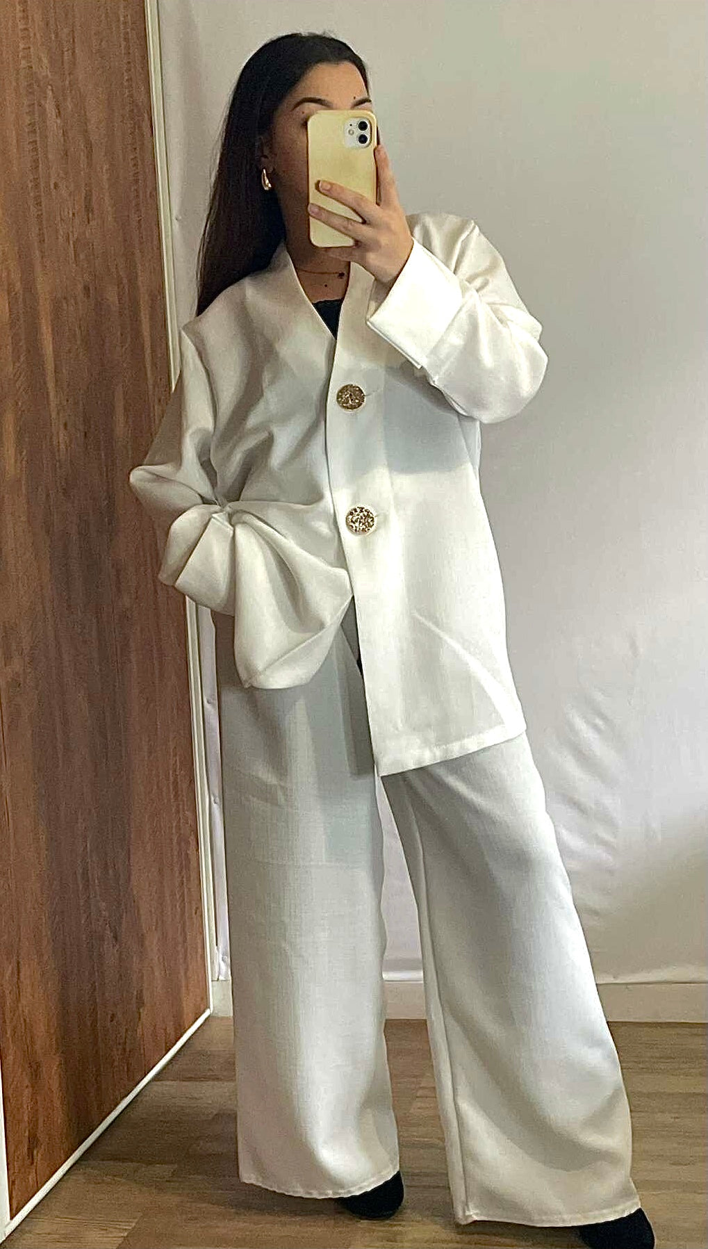 Ensemble chemisier blanc
